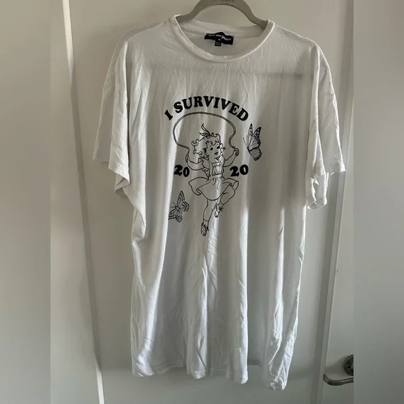 dolls kill t shirt dress I Survived T-Shirt Dress
